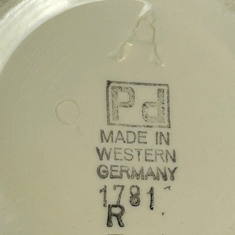 Vintage Pd Western Germany Father Mug Ceramic Floral Tulip Cup 1781 R - Picture 6 of 6
